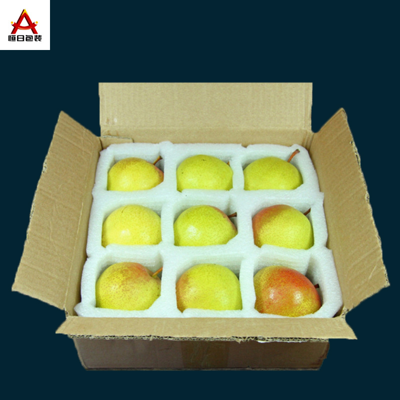厂家直销快递水果EPE珍珠棉定制鸡蛋托防震包装盒物流水果托